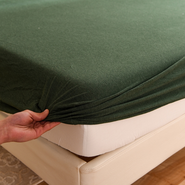 91家纺网 家纺一手货源 找家纺 总 甜之梦2025针织棉拼色单床笠(任何尺寸都可以定制+可接异型缺角）