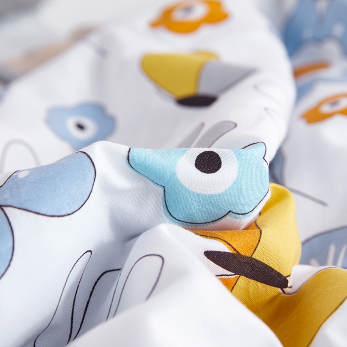 91家纺网 家纺一手货源 找家纺 羋多 2024新款小清新花边水洗棉夏被夏被四件套花海