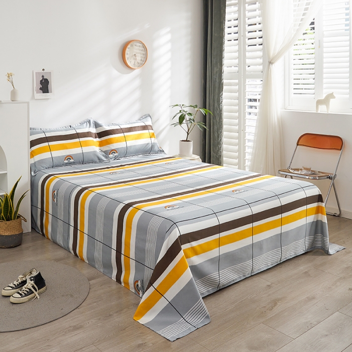 91家纺网 家纺一手货源 找家纺 金丝兔25新款植物羊绒加厚磨毛印花四件套全年供货量大可送 彩色心情