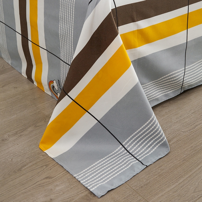 91家纺网 家纺一手货源 找家纺 金丝兔25新款植物羊绒加厚磨毛印花四件套全年供货量大可送 彩色心情