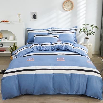 金丝兔25新款植物羊绒加厚磨毛印花四件套全年供货量大可送 快乐周末