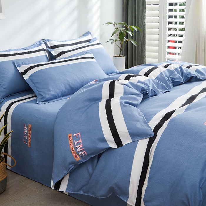 91家纺网 家纺一手货源 找家纺 金丝兔25新款植物羊绒加厚磨毛印花四件套全年供货量大可送 快乐周末