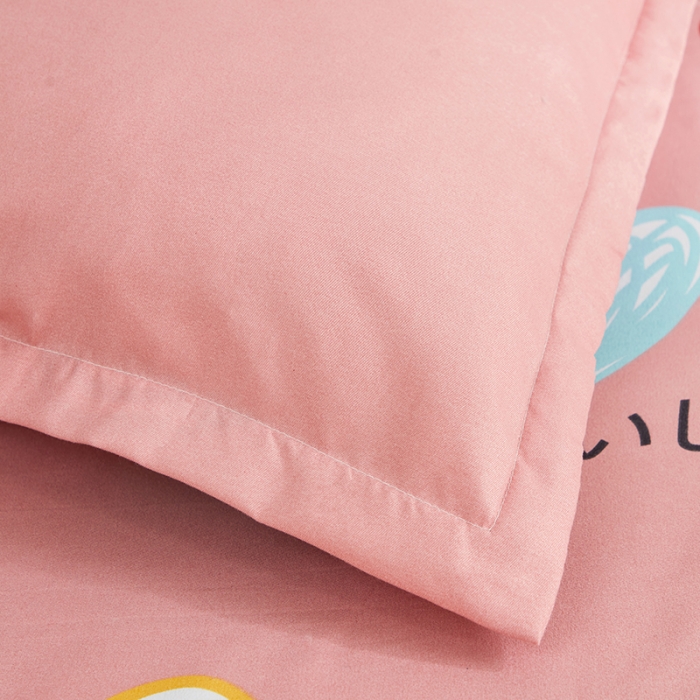 91家纺网 家纺一手货源 找家纺 金丝兔25新款植物羊绒加厚磨毛印花四件套全年供货量大可送 甜甜爱