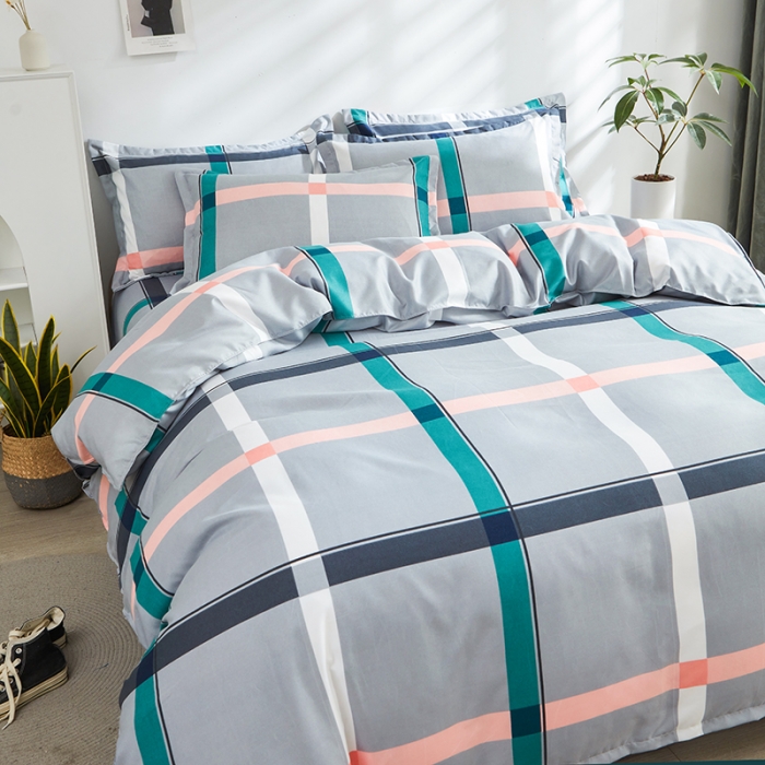 91家纺网 家纺一手货源 找家纺 金丝兔25新款植物羊绒加厚磨毛印花四件套全年供货量大可送 威尼斯