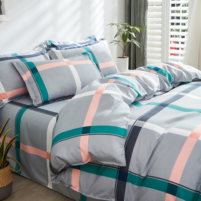 91家纺网 家纺一手货源 找家纺 金丝兔25新款植物羊绒加厚磨毛印花四件套全年供货量大可送 威尼斯