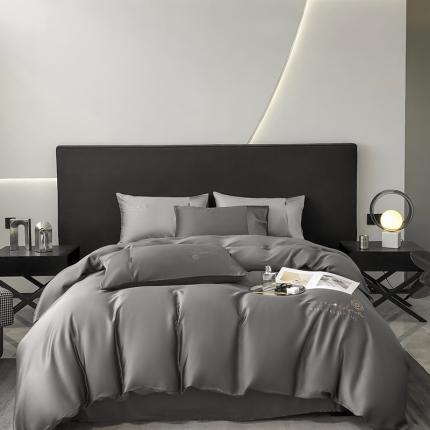 淼铭 2025新款 莱赛尔烫钻工艺四件套-塞丽雅 星空灰