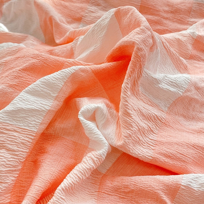 91家纺网 家纺一手货源 找家纺 （总）梦之岛 2023新款韩版无印风泡泡纱四件套