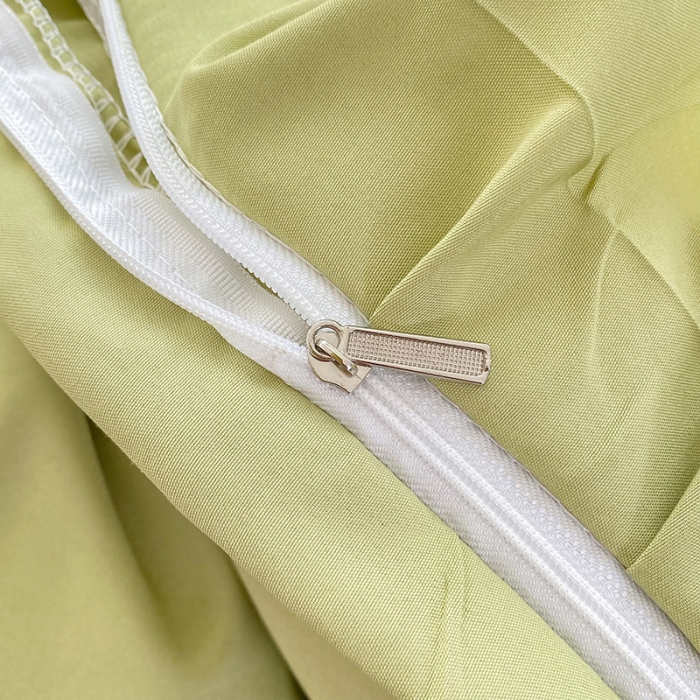 91家纺网 家纺一手货源 找家纺 梦之岛 2023新款韩版无印风泡泡纱四件套 泡泡-绿色