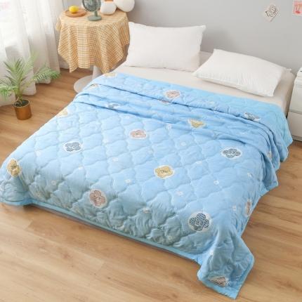 91家纺网 家纺一手货源 找家纺 （总）被多多2023新款水洗棉印花夏凉被空调被