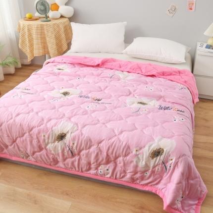 91家纺网 家纺一手货源 找家纺 （总）被多多2023新款水洗棉印花夏凉被空调被