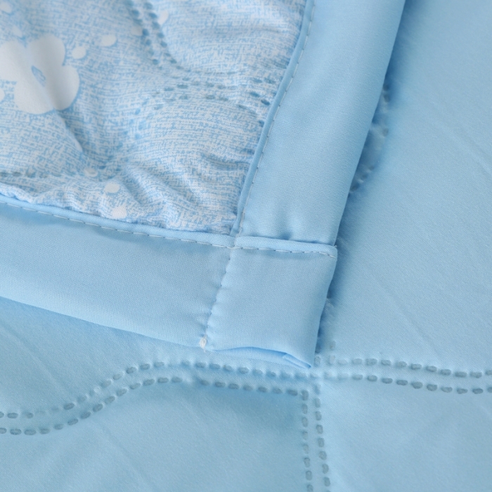 91家纺网 家纺一手货源 找家纺 被多多2023新款水洗棉印花夏凉被空调被 晨曦