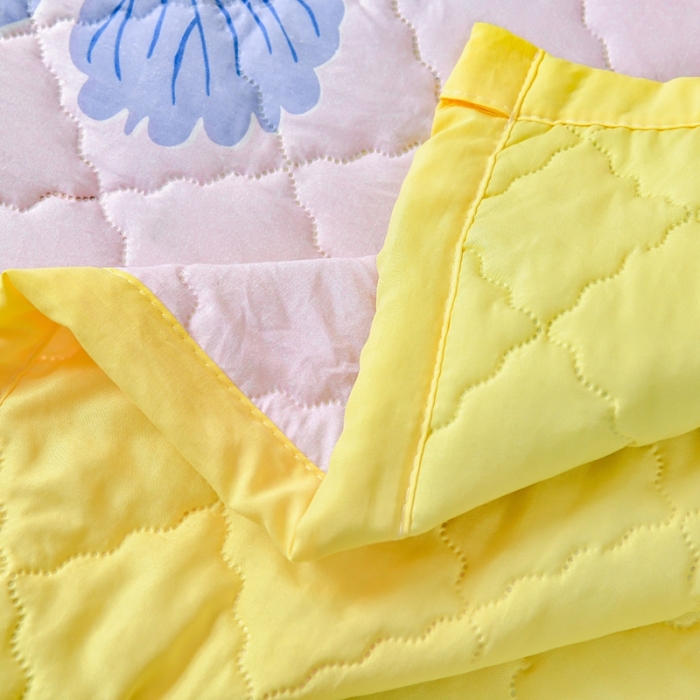 91家纺网 家纺一手货源 找家纺 被多多2023新款水洗棉印花夏凉被空调被 海底世界