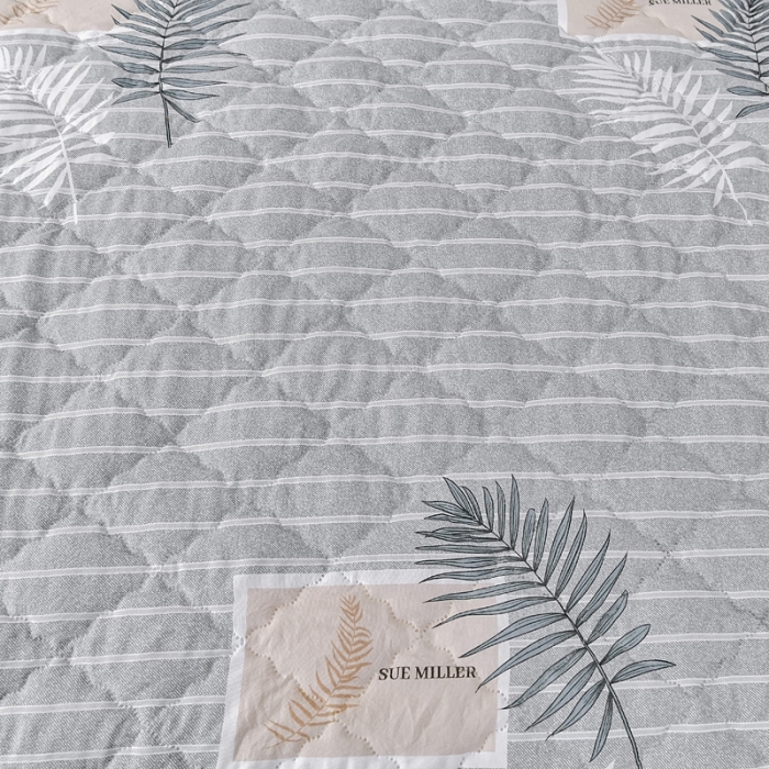 91家纺网 家纺一手货源 找家纺 被多多2023新款水洗棉印花夏凉被空调被 浅灰时光