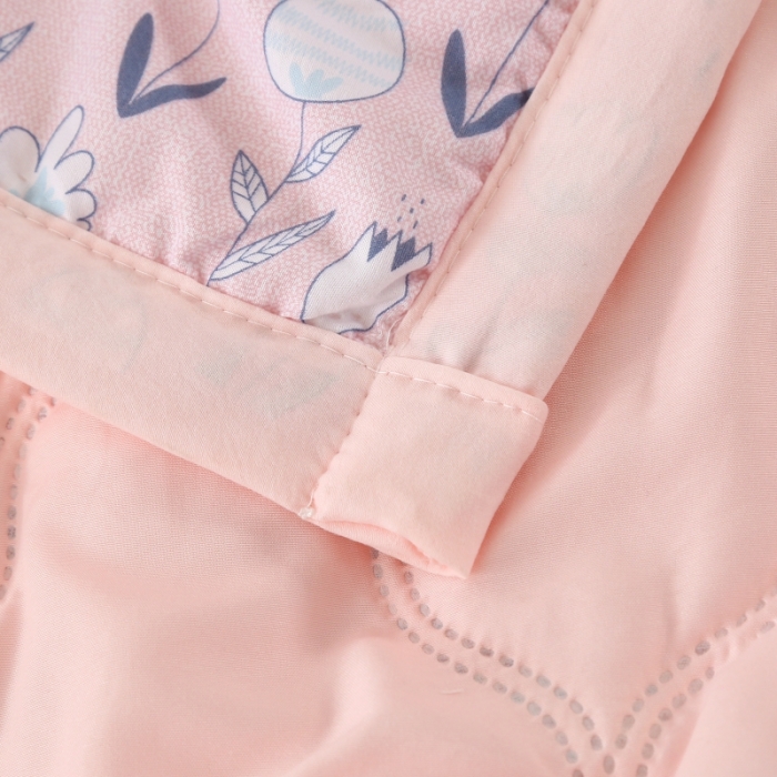 91家纺网 家纺一手货源 找家纺 被多多2023新款水洗棉印花夏凉被空调被 清新疏影