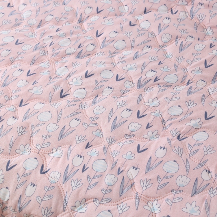 91家纺网 家纺一手货源 找家纺 被多多2023新款水洗棉印花夏凉被空调被 清新疏影