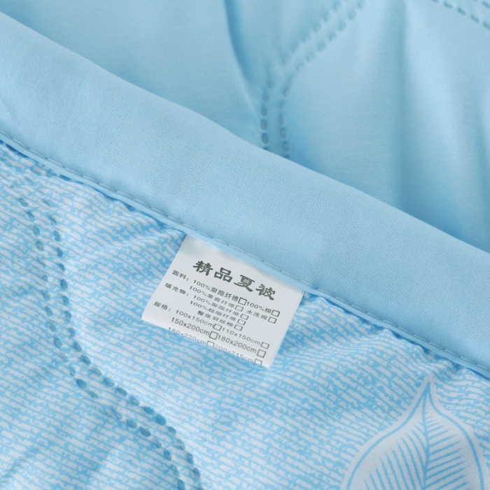 91家纺网 家纺一手货源 找家纺 被多多2023新款水洗棉印花夏凉被空调被 素菲