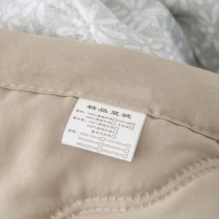 91家纺网 家纺一手货源 找家纺 被多多2023新款水洗棉印花夏凉被空调被 瑶林玉树