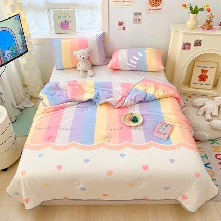 91家纺网 家纺一手货源 找家纺 （总）预言家纺 2024新款A类针织棉夏被