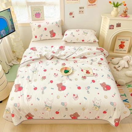 91家纺网 家纺一手货源 找家纺 （总）预言家纺 2024新款A类针织棉夏被