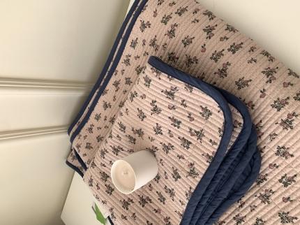 91家纺网 家纺一手货源 找家纺 汇庭 2023新款大鹅水洗棉床盖三件套-索菲庄园