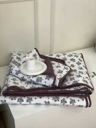 汇庭 2023新款大鹅水洗棉床盖三件套-拉菲庄园