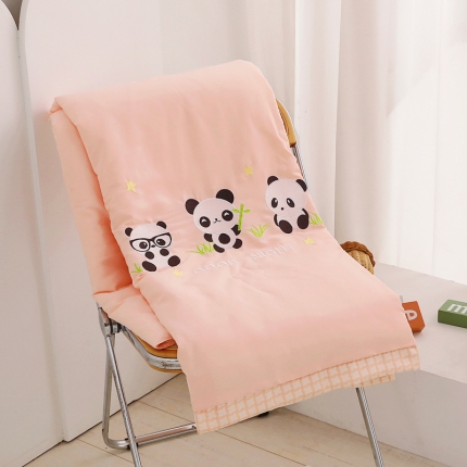 91家纺网 家纺一手货源 找家纺 （总）A类水洗棉磨毛绣花款儿童大豆夏被幼儿园被子夏凉被空调被