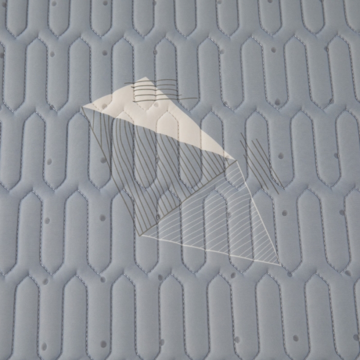 91家纺网 家纺一手货源 找家纺 凌云2025新款直播爆款0.8cmA类学生乳胶凉席 几何三角