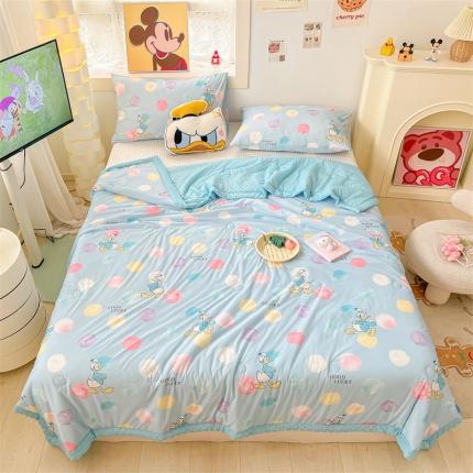 91家纺网 家纺一手货源 找家纺 （总）2023新款凉感丝豆豆夏被迪士尼凉豆豆夏凉被空调被 馨明