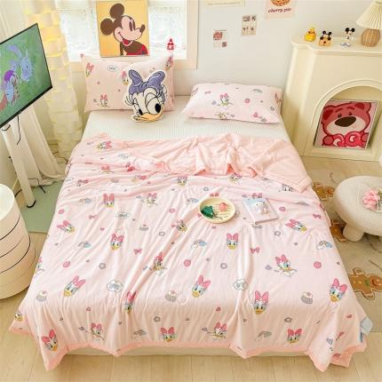 91家纺网 家纺一手货源 找家纺 （总）2023新款凉感丝豆豆夏被迪士尼凉豆豆夏凉被空调被 馨明
