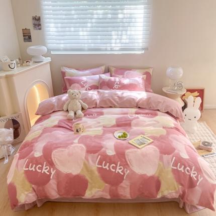 91家纺网 家纺一手货源 找家纺 总 顾里 40支13372全棉小清新系列四件套