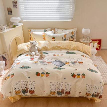 91家纺网 家纺一手货源 找家纺 总 顾里 40支13372全棉小清新系列四件套