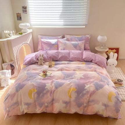 91家纺网 家纺一手货源 找家纺 总 顾里 40支13372全棉小清新系列四件套