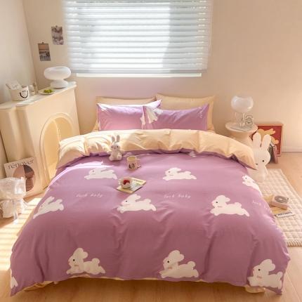 91家纺网 家纺一手货源 找家纺 总 顾里 40支13372全棉小清新系列四件套