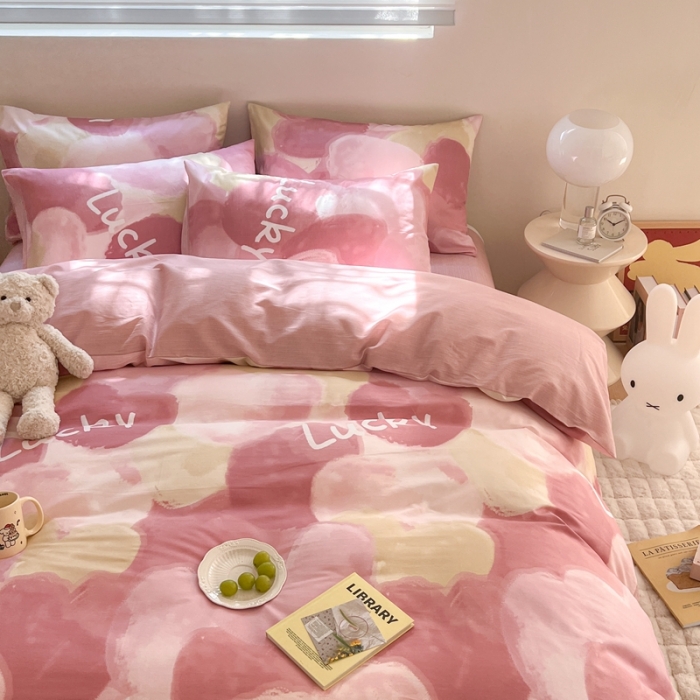 91家纺网 家纺一手货源 找家纺 总 顾里 40支13372全棉小清新系列四件套