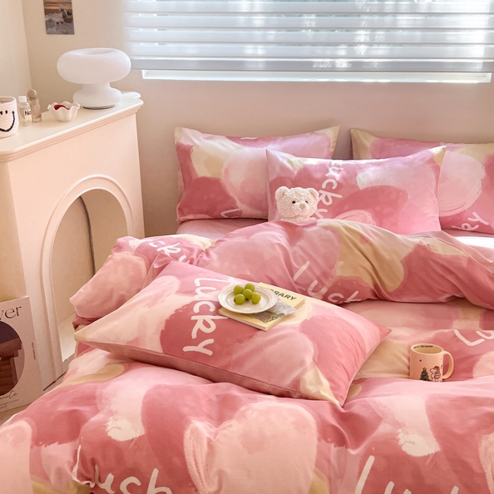 91家纺网 家纺一手货源 找家纺 总 顾里 40支13372全棉小清新系列四件套