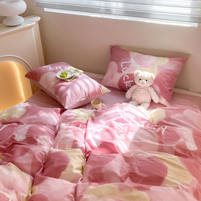 91家纺网 家纺一手货源 找家纺 总 顾里 40支13372全棉小清新系列四件套