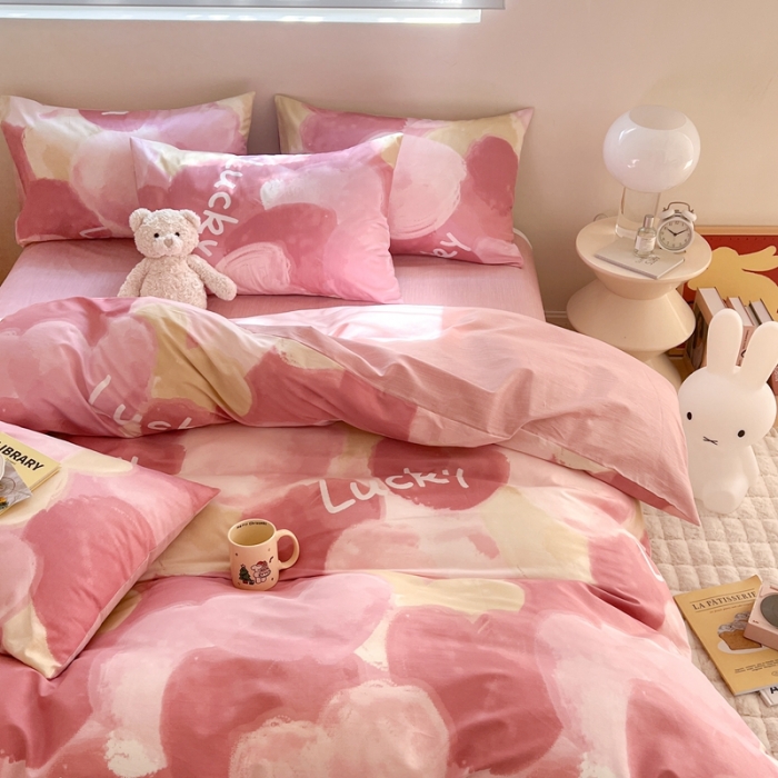 91家纺网 家纺一手货源 找家纺 总 顾里 40支13372全棉小清新系列四件套