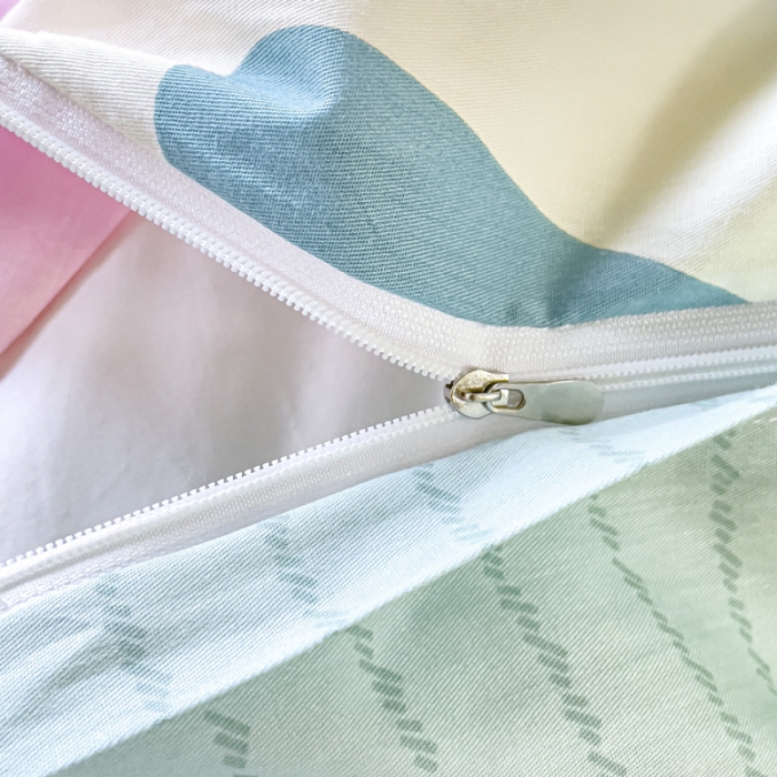 91家纺网 家纺一手货源 找家纺 2025新款全棉13372小清新印花四件套 花千朵