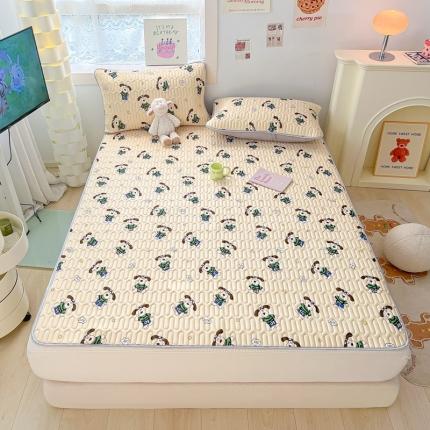 91家纺网 家纺一手货源 找家纺 （总） 佰亿莱 2024新款大版乳胶凉席三件套