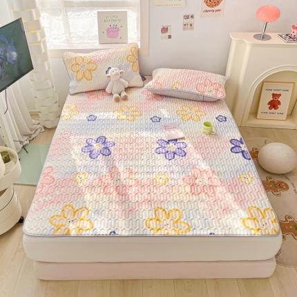 91家纺网 家纺一手货源 找家纺 （总） 佰亿莱 2024新款大版乳胶凉席三件套