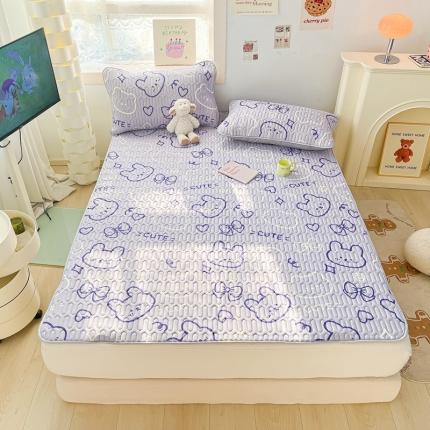 91家纺网 家纺一手货源 找家纺 （总） 佰亿莱 2024新款大版乳胶凉席三件套