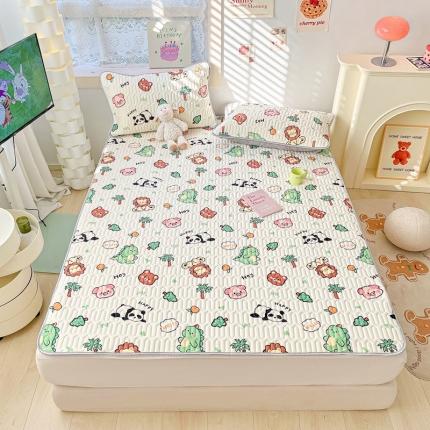 91家纺网 家纺一手货源 找家纺 （总） 佰亿莱 2024新款大版乳胶凉席三件套