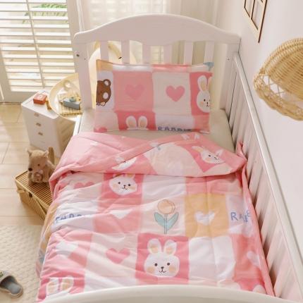 91家纺网 家纺一手货源 找家纺 （总）吉咪兔 2024年新款儿童夏凉被幼儿园夏季小被子纯棉卡通夏天可机洗宝宝空调被