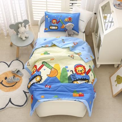 91家纺网 家纺一手货源 找家纺 （总）吉咪兔 2024年新款儿童夏凉被幼儿园夏季小被子纯棉卡通夏天可机洗宝宝空调被