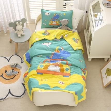 91家纺网 家纺一手货源 找家纺 （总）吉咪兔 2024年新款儿童夏凉被幼儿园夏季小被子纯棉卡通夏天可机洗宝宝空调被