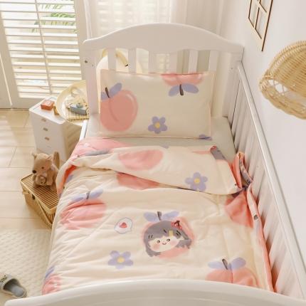 吉咪兔 2023新款AB版40S全棉舒适夏凉被 蜜桃女孩