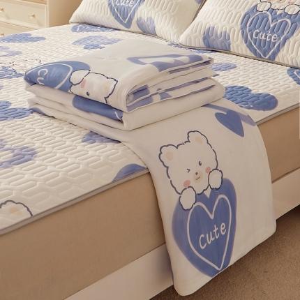 91家纺网 家纺一手货源 找家纺 （总）2024直播新款0.5乳胶凉席三件套可配夏被四件套