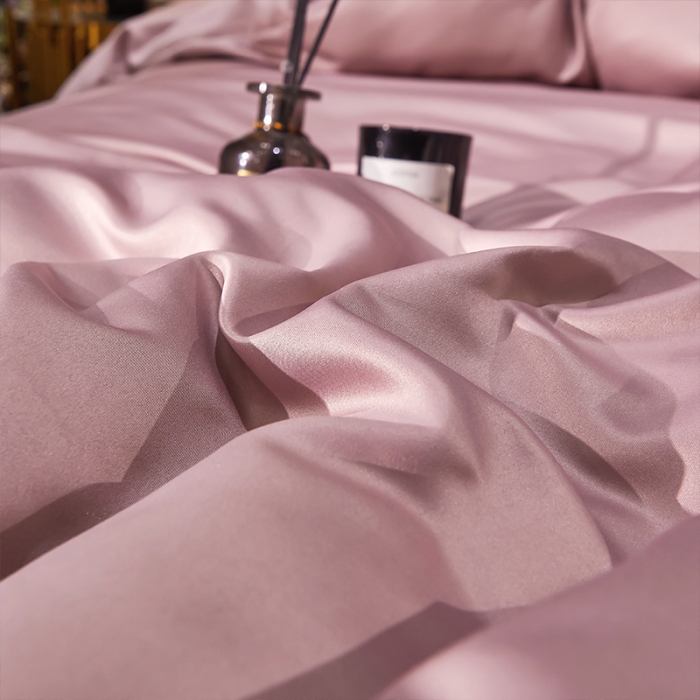 91家纺网 家纺一手货源 找家纺 罗艺轩 2024新款贡缎夹棉床裙四件套凯撒王朝系列 凯撒王朝-宫粉色