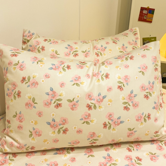 91家纺网 家纺一手货源 找家纺 简宜家居 2023新款全棉A版卡通印花床单 艾琳娜