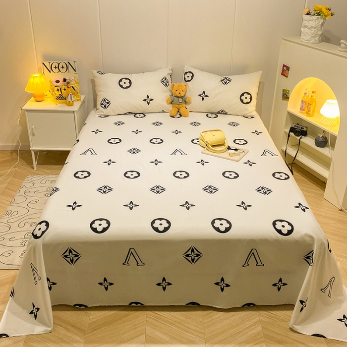 91家纺网 家纺一手货源 找家纺 简宜家居 2023新款全棉A版卡通印花床单 小时代